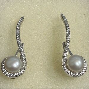 Honora Silver Pearl Earrings